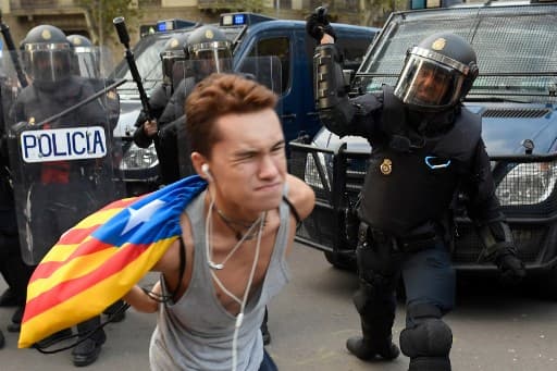 VIDEO: Rights group blast Barcelona police for 'unjustified' violence