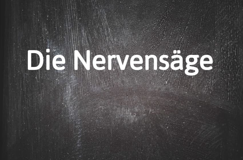 German word of the day: Die Nervensäge
