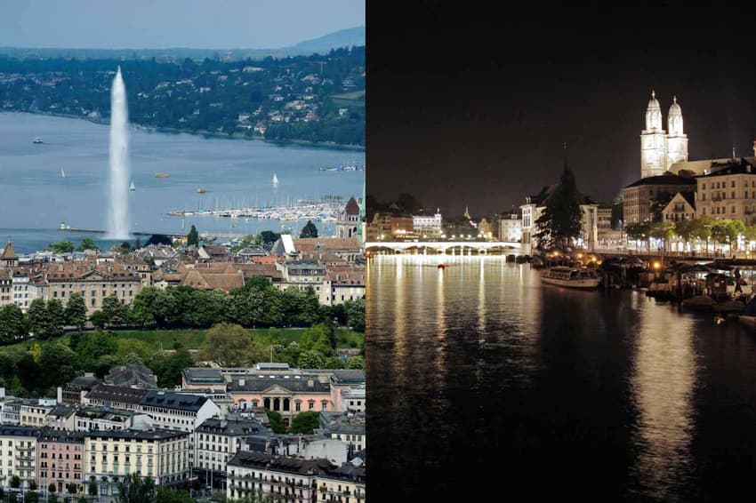 Six big differences between Zurich and Geneva