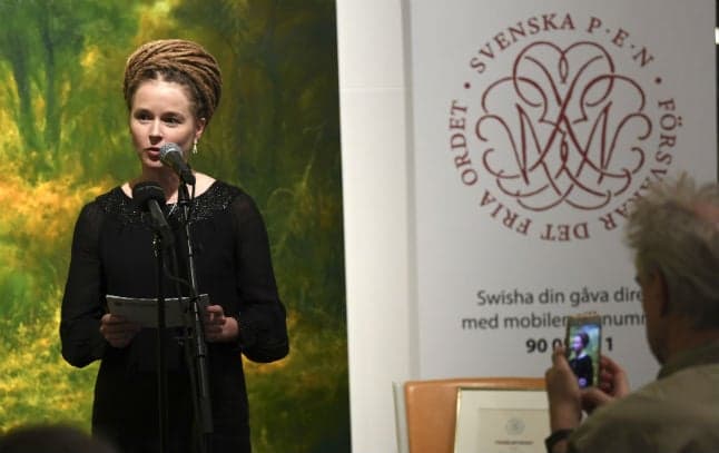 Sweden honours imprisoned writer despite Chinese threats