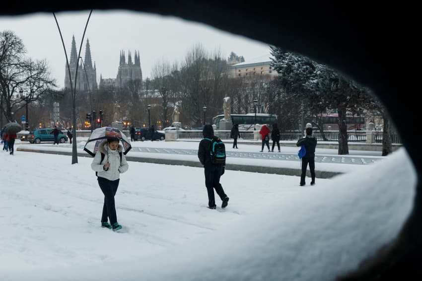 Spain's weekend weather report: More snow and rain in store