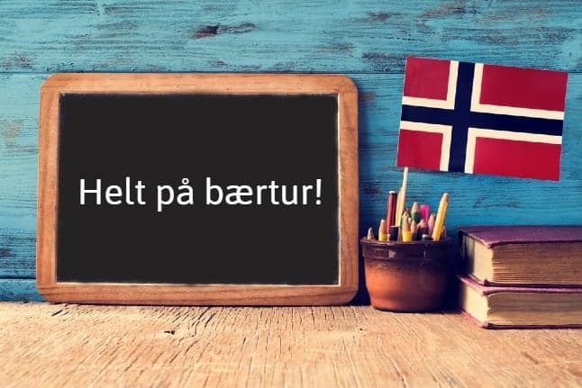 Norwegian expression of the day: Helt på bærtur!