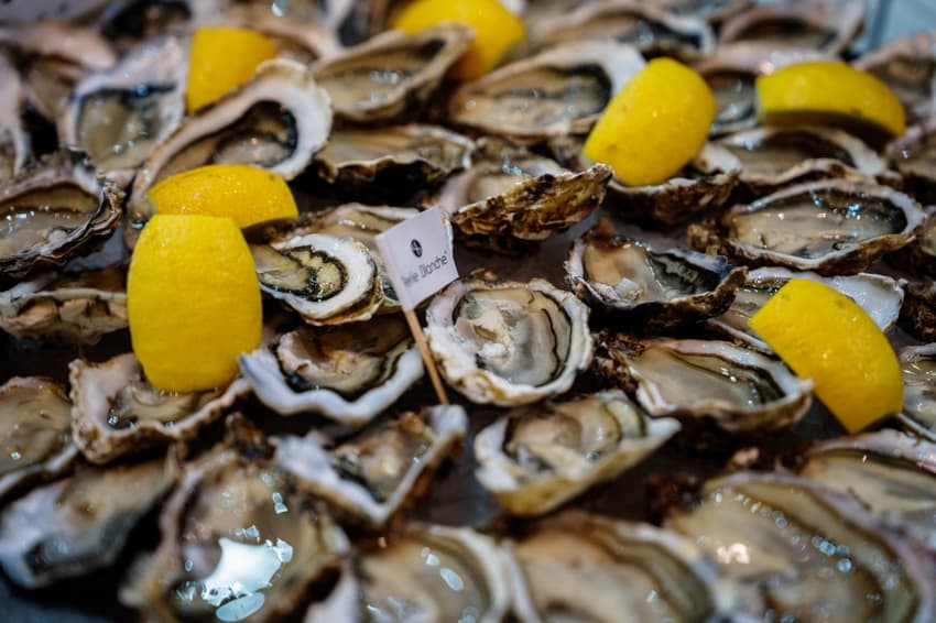 Why do the French eat so much seafood at Christmas?