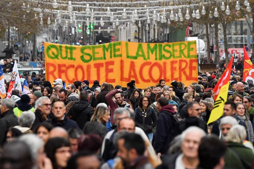 French unions call for new strikes and street protests on Tuesday