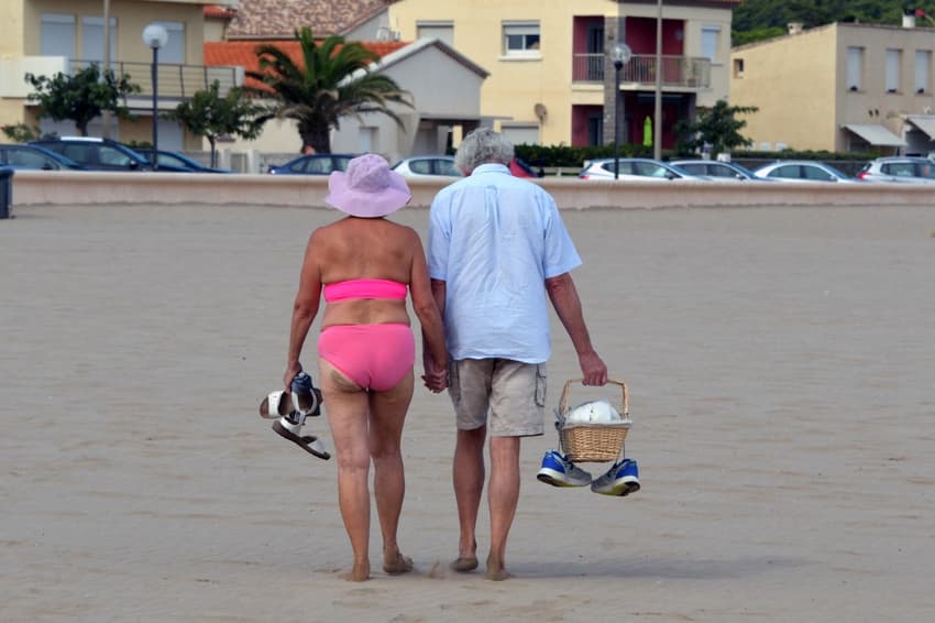 How does France's pension age of 62 compare to the rest of Europe?