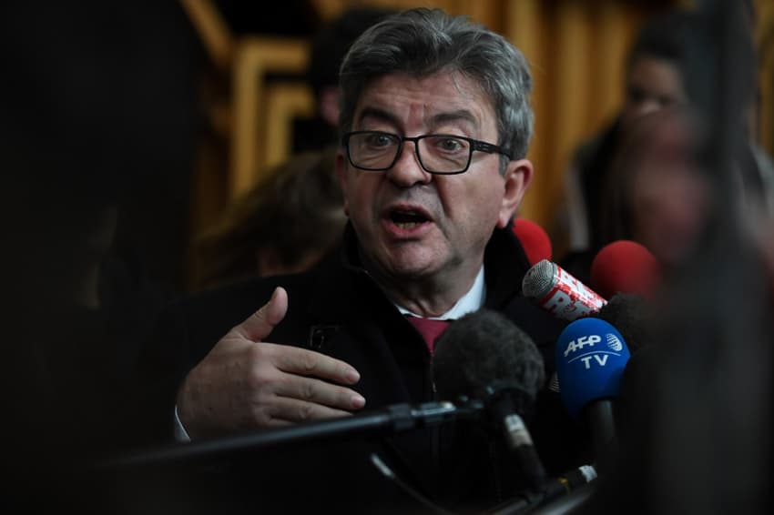 French far left political leader guilty of shoving police officer
