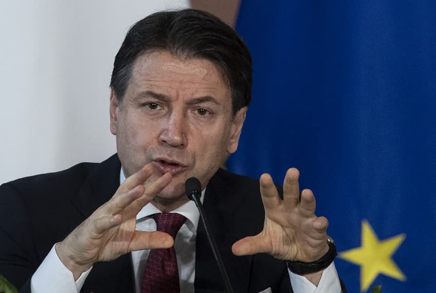 Italy's PM sets out fragile coalition's programme