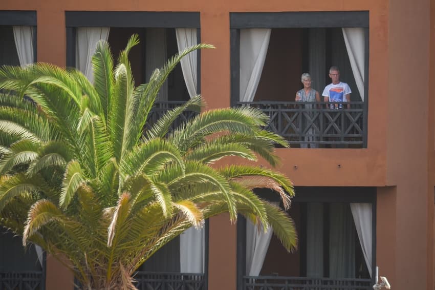 Police at the door and staff in masks: Welcome to life under lockdown at Tenerife's 'coronavirus hotel'