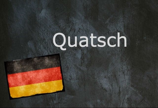German word of the day: Quatsch