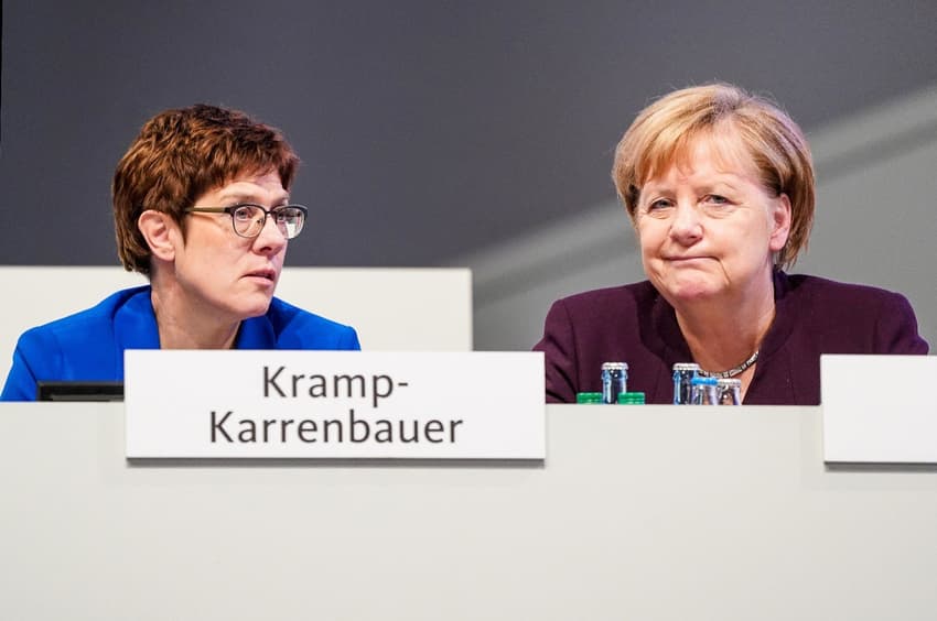 Update: Merkel 'heir' AKK will not run for German chancellor