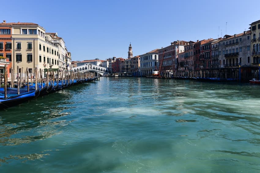 IN PHOTOS: Silent squares and clear waters as Venice stands empty