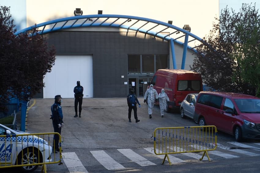 Madrid converts city ice rink into morgue to cope with coronavirus dead