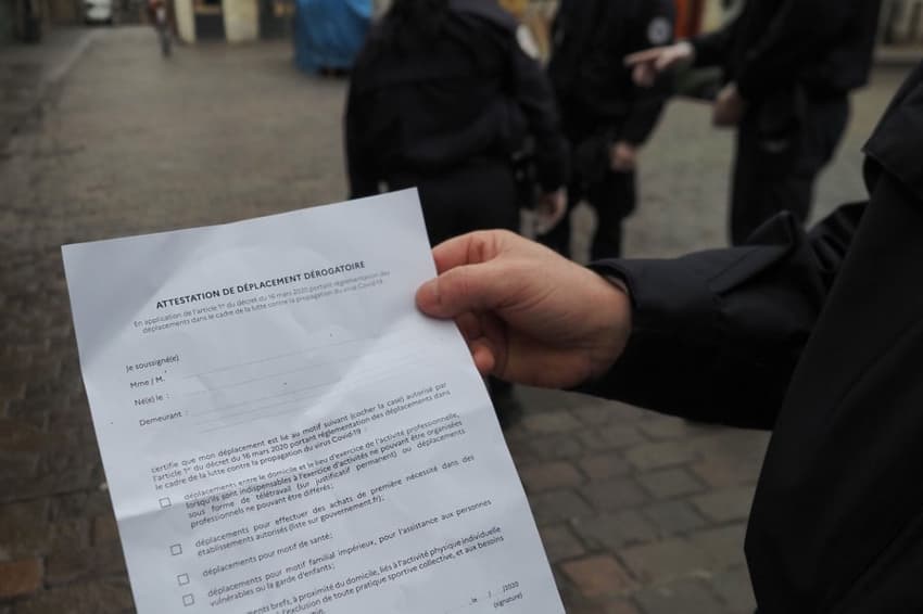 This is how France's new coronavirus lockdown permission form works
