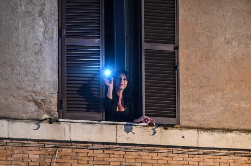 PHOTOS: Italy sparkles in 'flashmob of lights', latest show of coronavirus solidarity