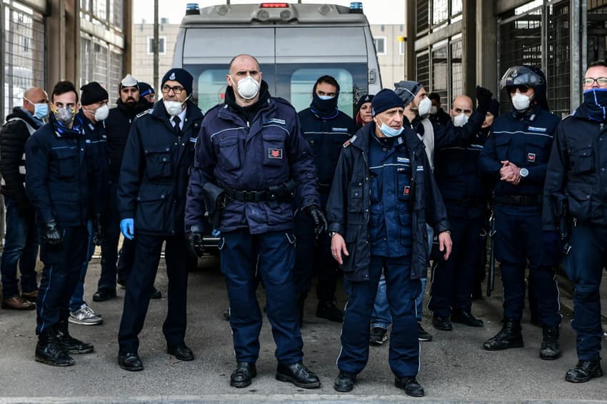 Several inmates die in prison protests over Italy's coronavirus lockdown