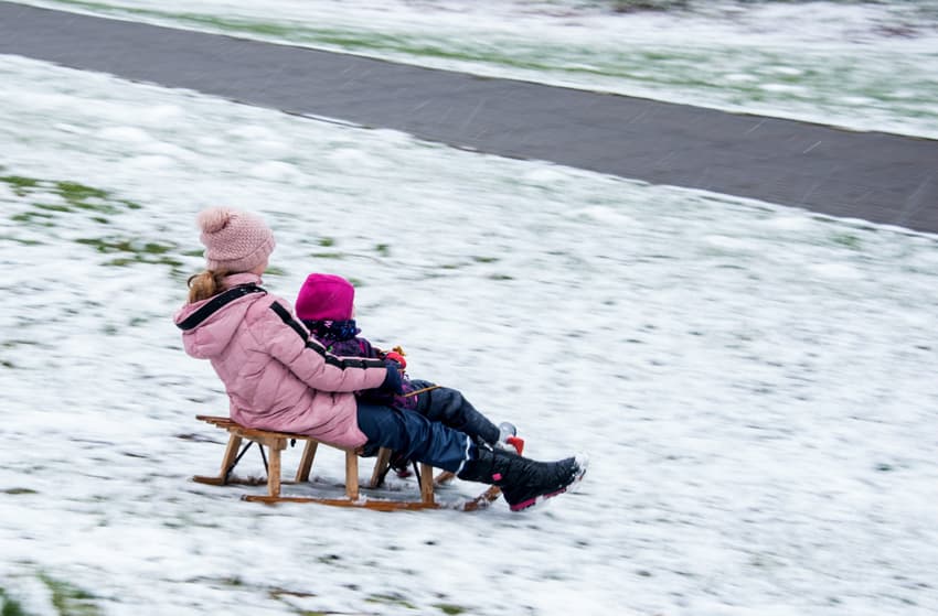 IN PICTURES: Winter returns to Germany as snow falls across the country