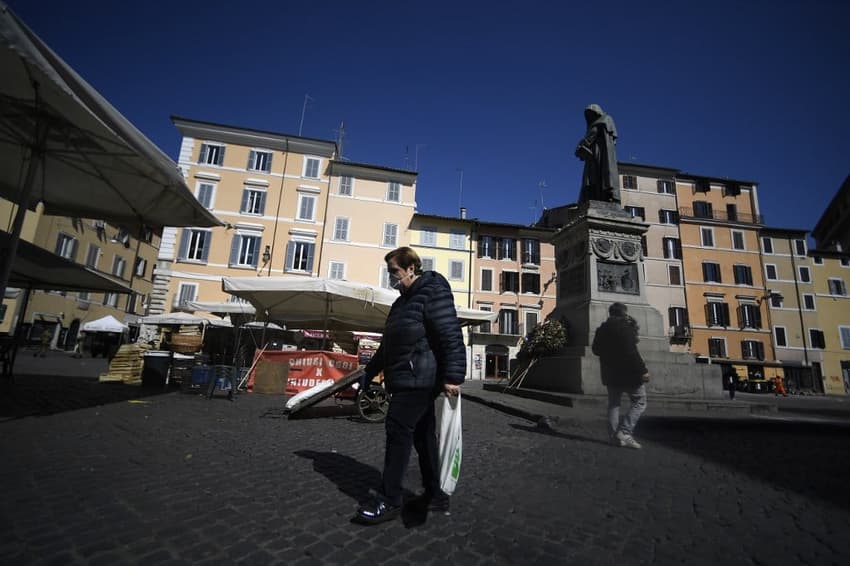 'The silence is overwhelming': Rome's seniors struggle with life under coronavirus lockdown