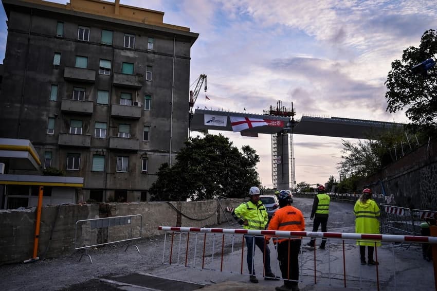 New hope for Italy as Genoa bridge nears completion