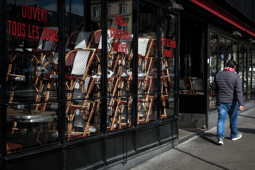 Chefs warn: Forty percent of France's cafés and bistrots may not reopen after lockdown