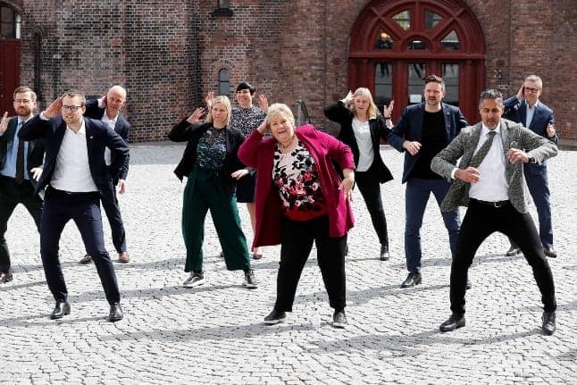 Watch Norway's entire government do a May 17 dance routine