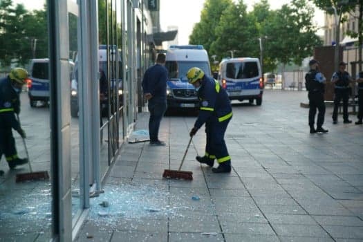Shock in Germany as hundreds run riot in Stuttgart