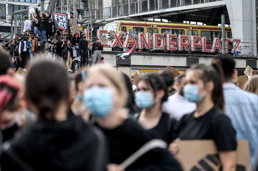 Tens of thousands rally across Germany against racism and police brutality