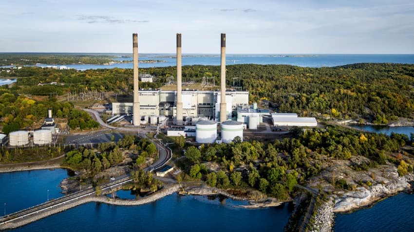 Why did Sweden's oil power plant start up in the middle of summer?