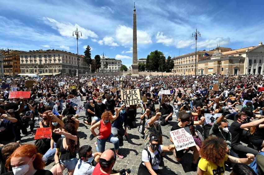 IN PHOTOS: People across Italy join protests against racism and police ...
