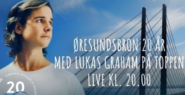 Danish band Lukas Graham to mark Oresund Bridge's 20th with sky high concert