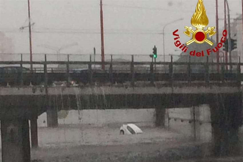 IN VIDEOS: Flash floods hit Palermo after most violent rainstorm in 200 years