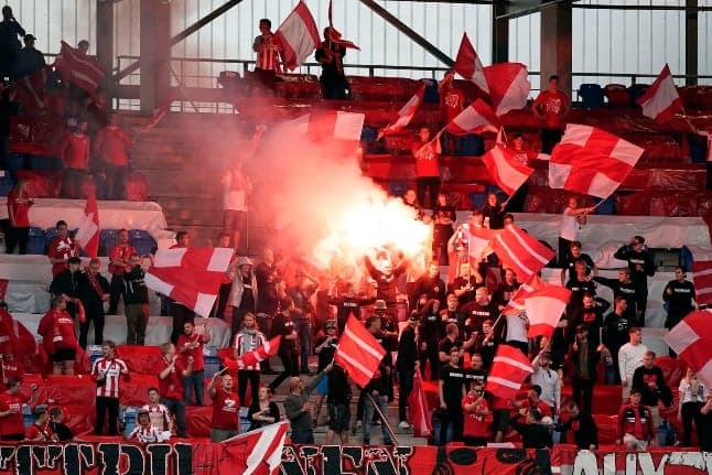 Danish cup final stopped after fans break virus rules