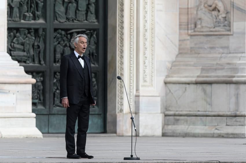 Covid-19: Anger in Italy after opera star Andrea Bocelli urges people to defy rules