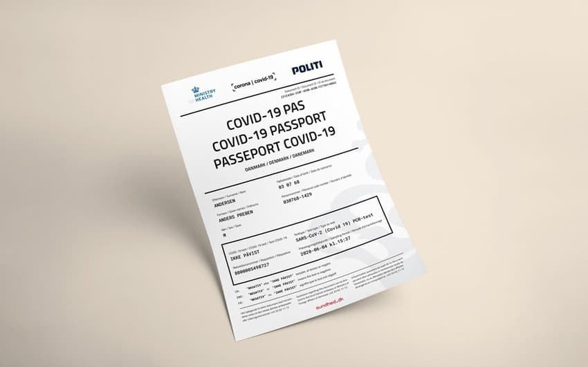 Denmark launches downloadable Covid-19 passport