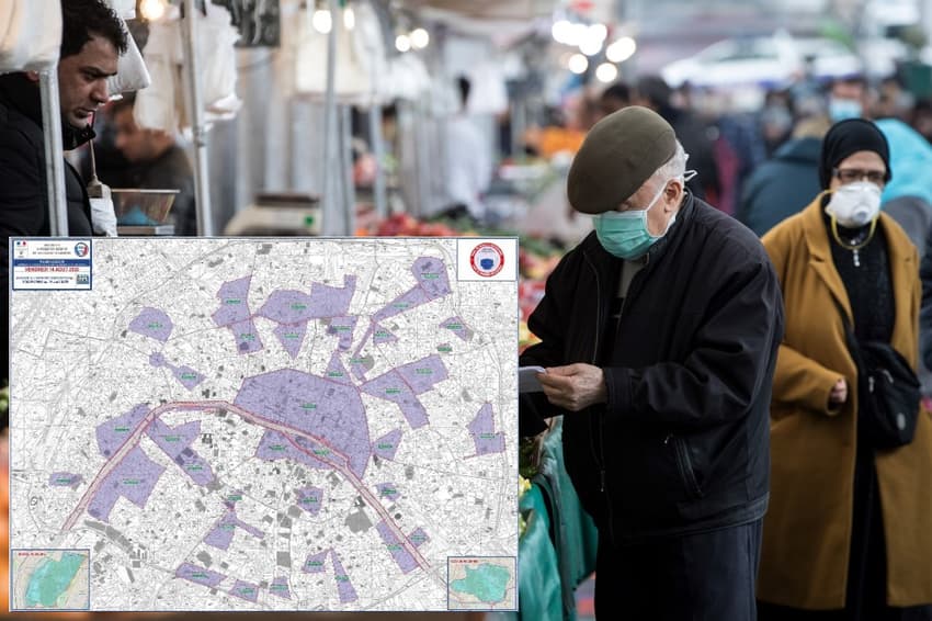 Paris brings in extra health measures and makes face masks compulsory in certain zones