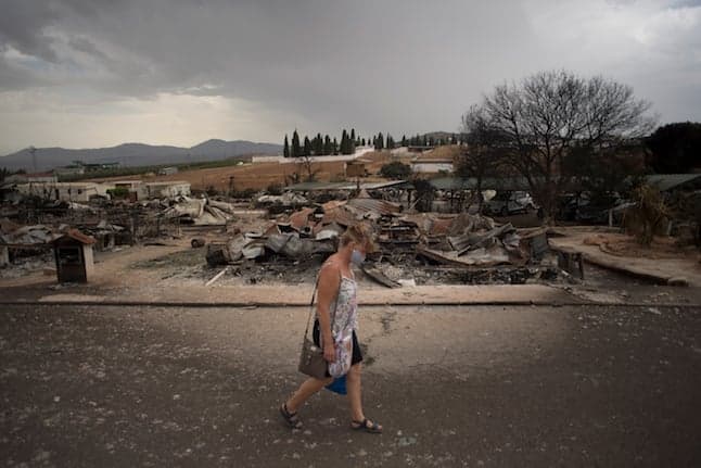 In Pictures: Brits lose homes as fire rips through Spanish holiday park