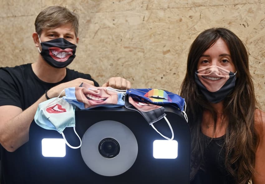 French company launches face masks that 'smile'