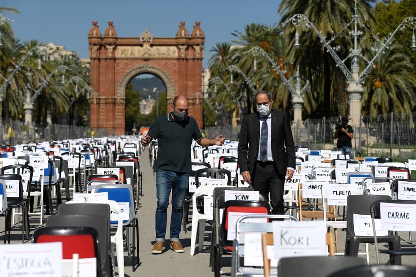 La Diada: Virus wrecks Catalonia's big national day party