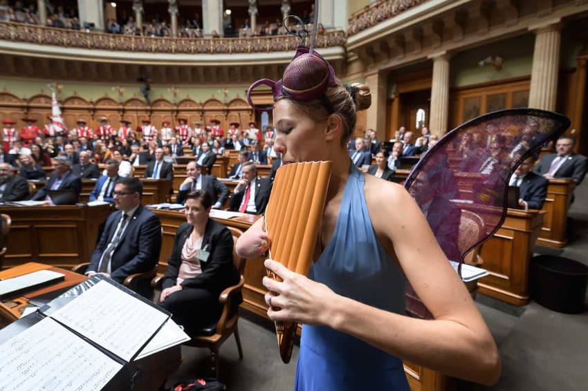 Switzerland rolls back ‘antiquated’ ban on women showing their shoulders in parliament