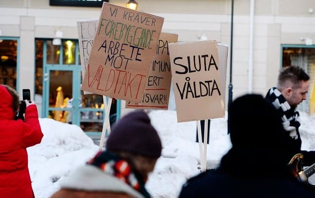 How do Sweden's rape statistics compare to Europe?