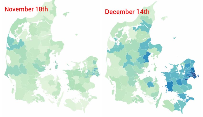 Where are Denmark’s coronavirus hotspots?