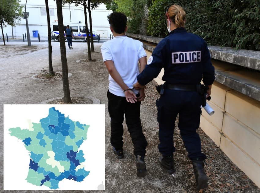 MAP: Where in France has the highest burglary rates?