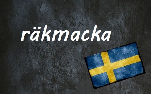 Swedish word of the day: räkmacka