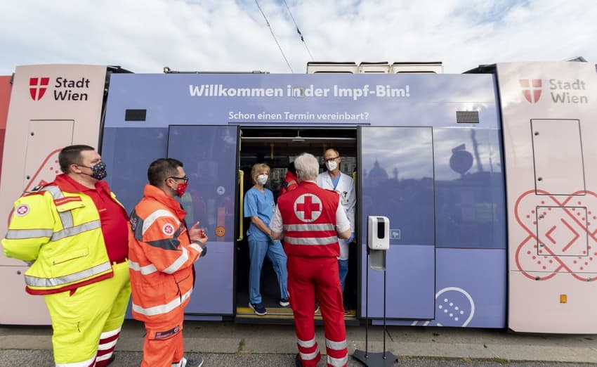 'Vaccine tram' launched in Austria's capital to help triple flu shots