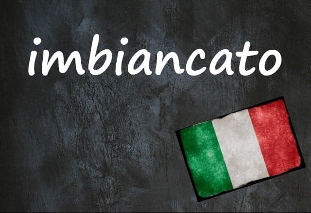 Italian word of the day: 'Imbiancato'