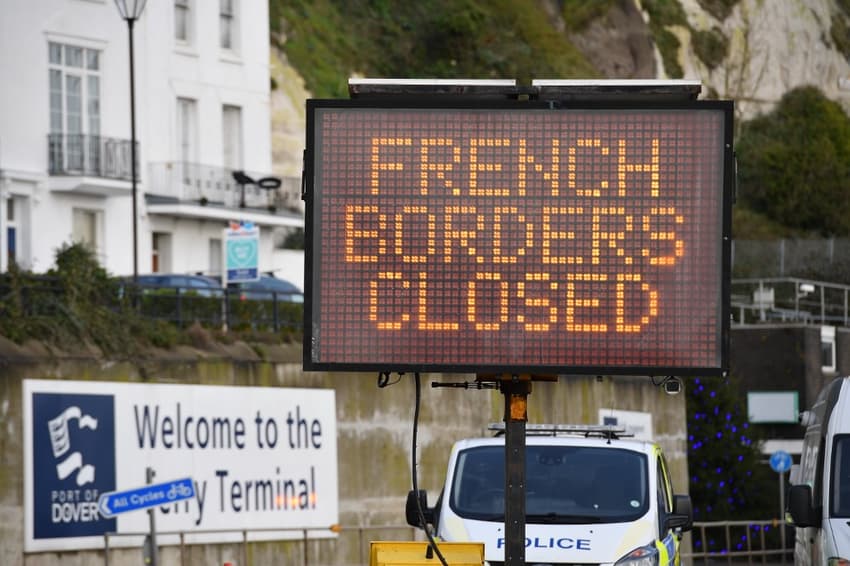 LATEST: EU recommends reopening of French border for 'essential' travel from UK