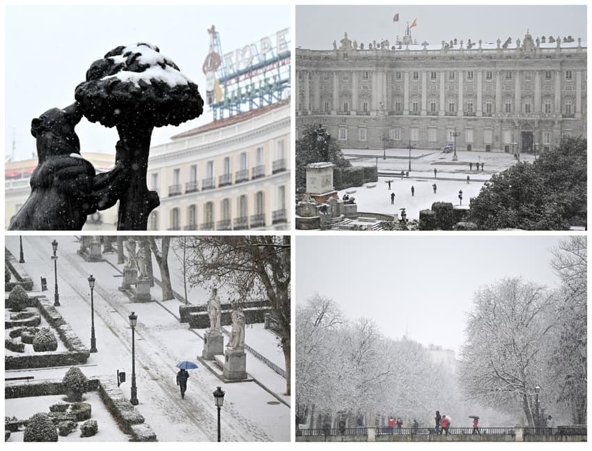 IN PICS: Madrid transformed into winter wonderland with heaviest snowfall in decades