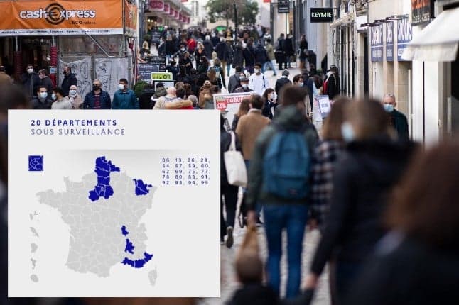 IN DETAIL: Which 20 French départements face new restrictions and why?