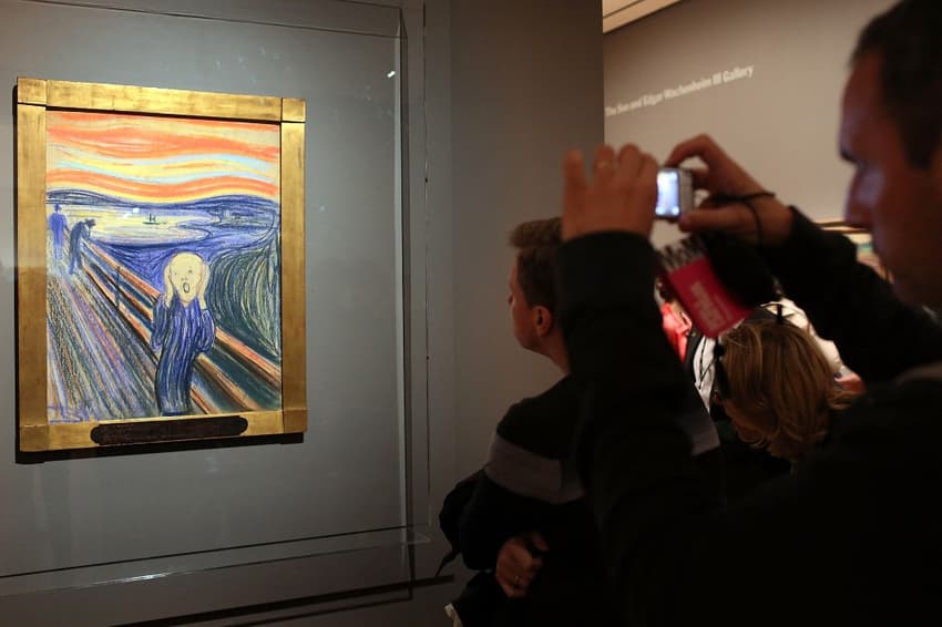 Munch wrote 'madman' tag on 'Scream' painting, museum rules