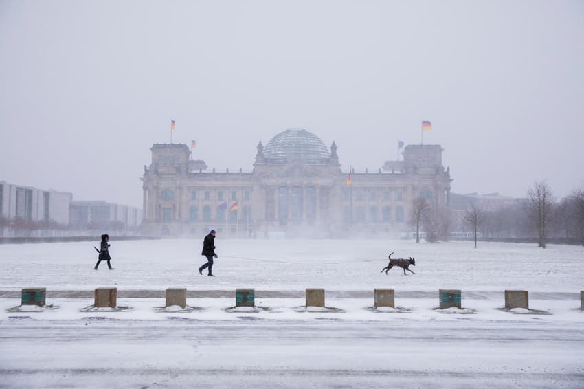 IN PICTURES: Snow and bitterly cold temperatures hit Germany