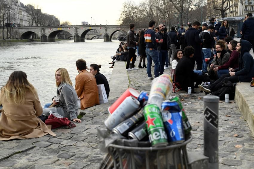 France to ban outdoor drinking under new virus restrictions